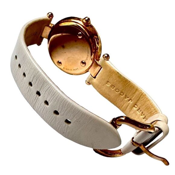 MARC BY MARC JACOBS MBM1464 Analog Rose Gold Tone Dial Blush Pink Round Face and - Picture 4 of 13